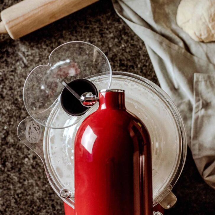 Kitty Professional Profi-Spritzschutz Zuhälter kompatibel mit KitchenAid 4,8 Liter Küchenmaschine