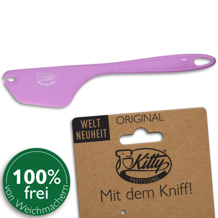 2 in 1 Teigschaber Flieder - Kitty Professional