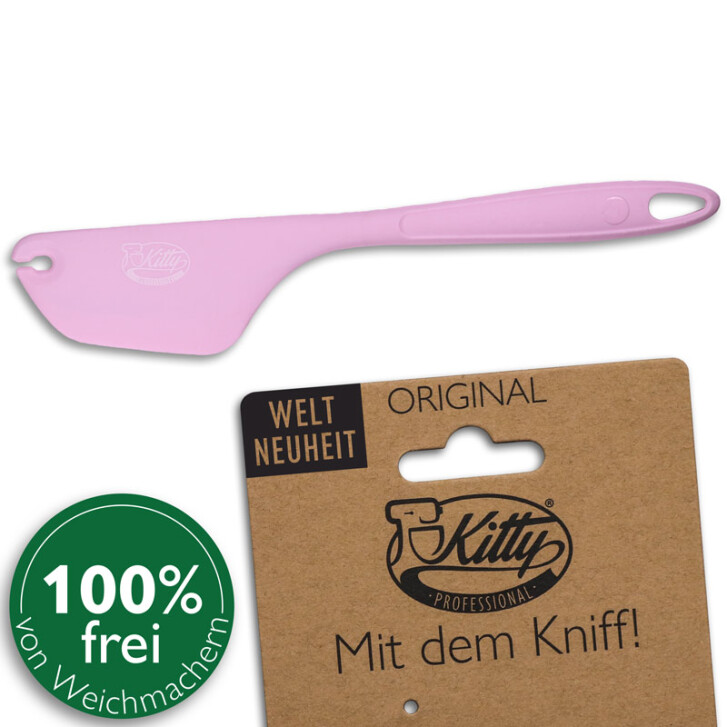 2 in 1 Teigschaber Rosé - Kitty Professional