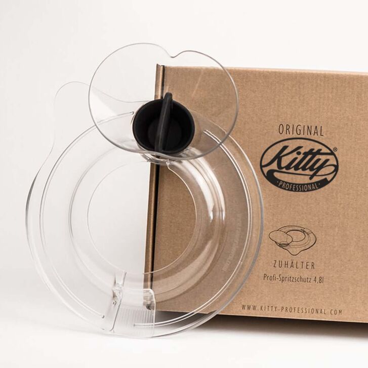 KitchenAid Classic Upgrade Pack: Kitty Professional Rührschüssel Super Bowl &  Kitty Professional Profi-Spritzschutz inkl.gratis Teigkarte