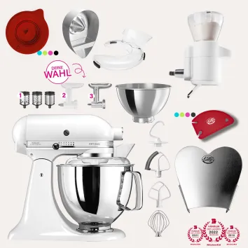 KitchenAid Artisan 4,8 Liter KSM175 Sallys Spar-Set mit...