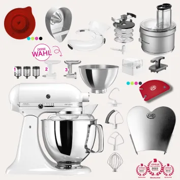 KitchenAid Artisan 4,8 Liter KSM175 Sallys Spar-Set mit...