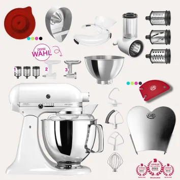 KitchenAid Artisan 4,8 Liter KSM175 Sallys Spar-Set mit...
