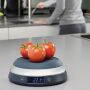 Original Joseph Joseph SwitchScale: 2 in 1 Digitalwaage mit Wendedeckel - GRAU