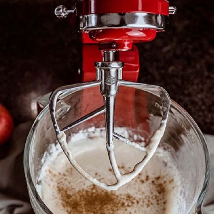 Kitty Professional Profi Edelstahl-Flachrührer Taifun kompatibel mit KitchenAid 4,3 / 4,7 und 4,8 Liter