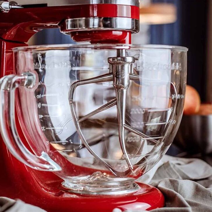 Kitty Professional Profi Edelstahl-Flachrührer Taifun kompatibel mit KitchenAid 4,3 / 4,7 und 4,8 Liter