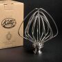 Kitty Professional Profi Edelstahl-Schneebesen Schaumschläger kompatibel mit KitchenAid 4,3 / 4,7 und 4,8 Liter