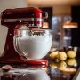 Kitty Professional Profi Edelstahl-Schneebesen Schaumschläger kompatibel mit KitchenAid 4,3 / 4,7 und 4,8 Liter