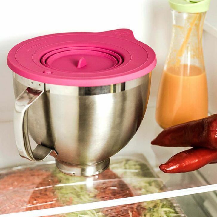 Kitty Professional Profi-Frischhaltedeckel Überzieher kompatibel mit KitchenAid 4,3 / 4,7 und 4,8 Liter Rührschüsseln