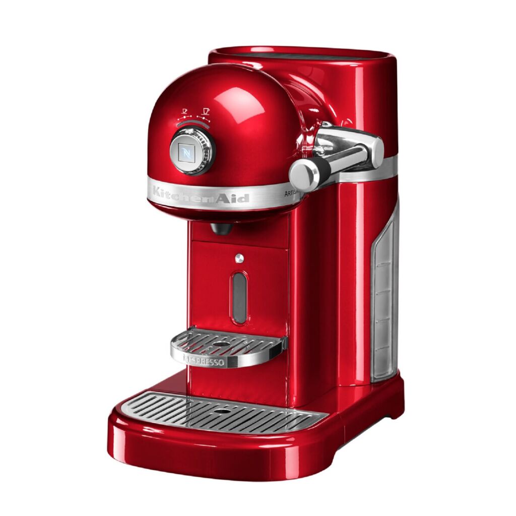 KitchenAid Candy Apple Red Nespresso Espresso Maker with Aeroccino Milk  Frother - Bed Bath & Beyond - 11905523