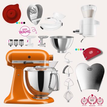 KitchenAid Artisan 4,8 Liter KSM175 Sallys Spar-Set mit...