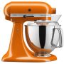 KitchenAid Artisan 4,8 Liter KSM175 Spar-Set mit Sieb mit digitaler Waage, Fleischwolf - HONEY