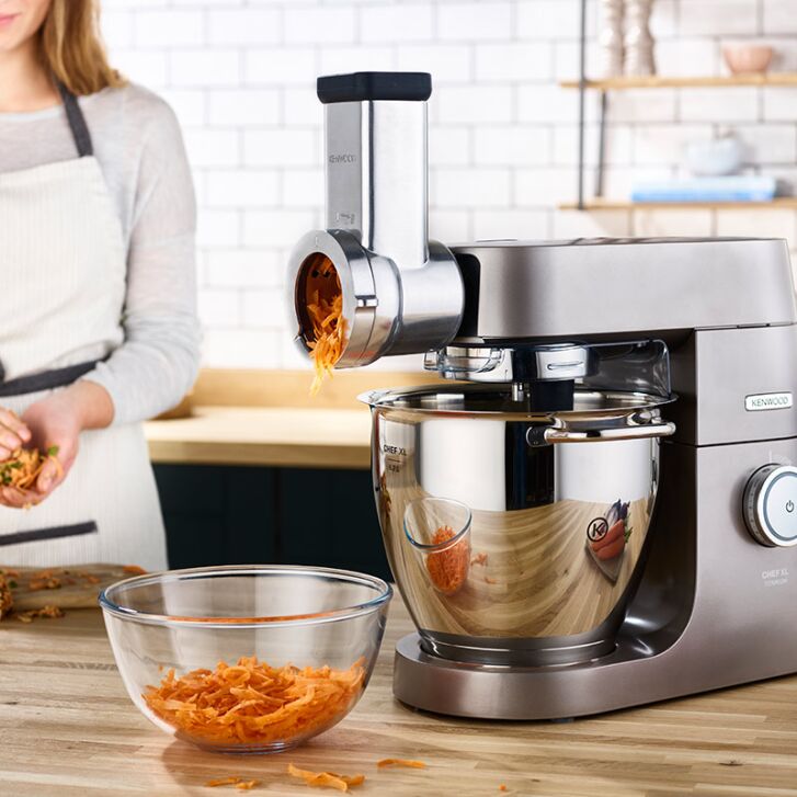 Kenwood Cooking Chef Black XL Connect - Spar-Set Trommelraffel