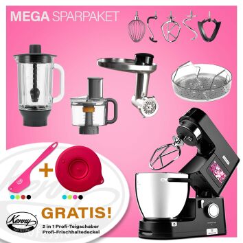 Kenwood Cooking Chef Black XL Connect - Spar-Set Wolfen...