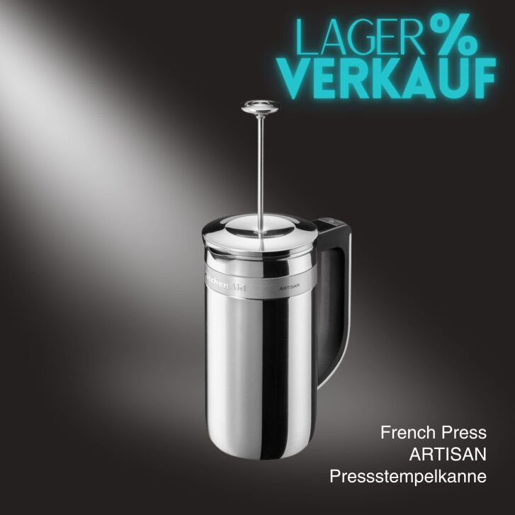 KitchenAid French Press ARTISAN Pressstempelkanne 5KCM0512ESS