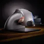GRAEF Feinschneider SKS700  - Sliced Kitchen - Safety-Control LED-Leiste - Vollstahl-Edelstahl Messer