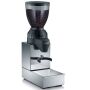 GRAEF Kaffeemühle CM850 aus Edelstahl und Aluminium - 128 W - Reinigungspinsel - 2 Siebträgerhalter - Aromaschonendes Kegelmalwerk aus Edelstahl