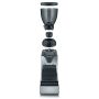 GRAEF Kaffeemühle CM850 aus Edelstahl und Aluminium - 128 W - Reinigungspinsel - 2 Siebträgerhalter - Aromaschonendes Kegelmalwerk aus Edelstahl
