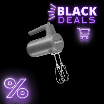 KitchenAid Handr&uuml;hrer, kabellos mit Akku Dunkelgrau