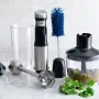 GRAEF Stabmixer HB802 Schwarz-Silber - kabellos - akkubetrieben - Edelstahl - Stufenlose Steuerung per Fingerdruck