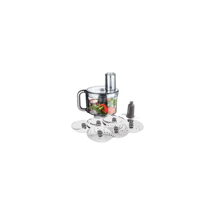 Kenwood Küchenmaschine Titanium Chef Baker Silber KVC85.594SI - Spar-Set Getreidemühle