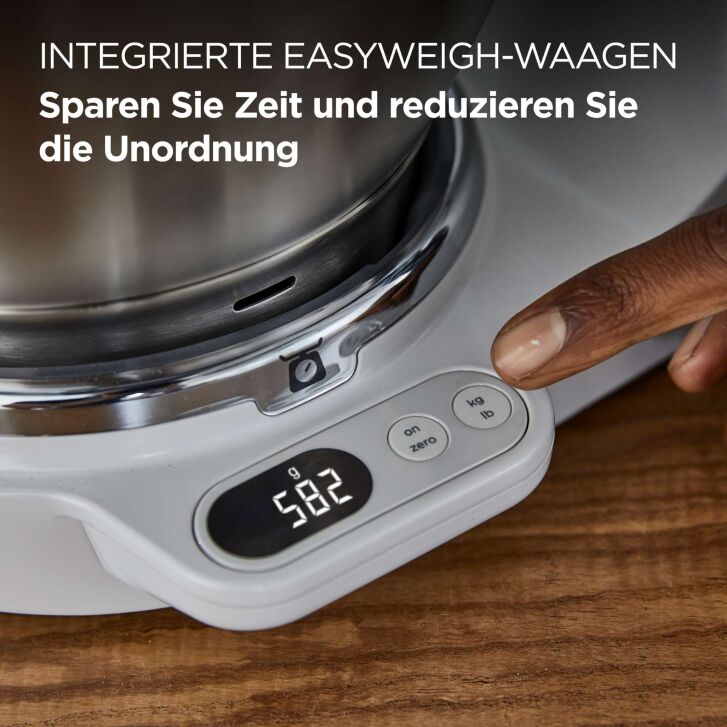 Kenwood Küchenmaschine Titanium Chef Baker Silber KVC85.594SI - Spar-Set Spiralschneider