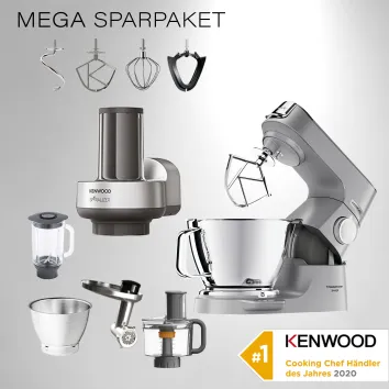 Kenwood Küchenmaschine Titanium Chef Baker Silber...