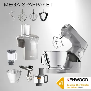Kenwood Küchenmaschine Titanium Chef Baker Silber...