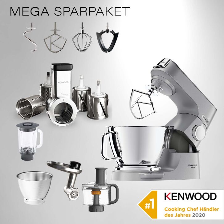 Kenwood Titanium Chef Baker - Spar-Set Trommelraffel