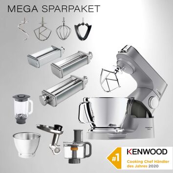 Kenwood Titanium Chef Baker - Spar-Set Pasta-MAX mit 3...