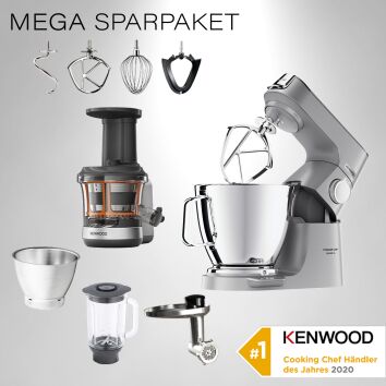 Kenwood Küchenmaschine Titanium Chef Baker XL Silber...