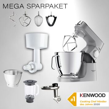 Kenwood Küchenmaschine Titanium Chef Baker XL Silber...