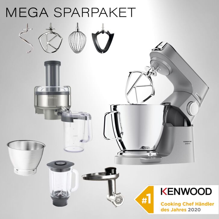 Kenwood Titanium Chef Baker XL - Spar-Set Profi-Entsafter