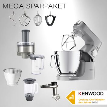 Kenwood Küchenmaschine Titanium Chef Baker XL Silber...