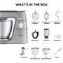 Kenwood Küchenmaschine Titanium Chef Baker XL Silber KVL85.224SI - Spar-Set Pasta Fresca