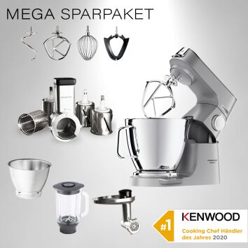 Kenwood Küchenmaschine Titanium Chef Baker XL Silber...