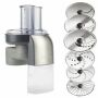 Kenwood Küchenmaschine Titanium Chef Baker XL Silber KVL85.224SI - Spar-Set Schnitzelwerk