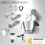 Kenwood Küchenmaschine Titanium Chef Baker XL Silber KVL85.224SI - Spar-Set Pasta MAX