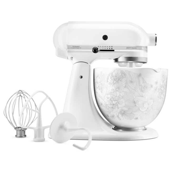 KitchenAid Limited Edition FLORAL WHITE