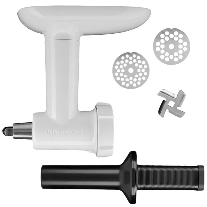 KitchenAid Artisan 4,8 Liter KSM185 Sallys Spar-Set mit Sieb mit digitaler Waage & Fleischwolf - IMPERIAL GREY