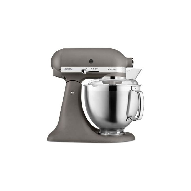 KitchenAid Artisan 4,8 Liter KSM185 Sallys Spar-Set mit Food Processor & Fleischwolf - IMPERIAL GREY