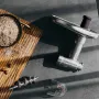 Kenny Professional Profi Edelstahl-Fleischwolf Schredder inkl. Lochscheiben, Messer, Wurstfüllhorn sowie Spritzgebäckvorsatz kompatibel mit Kenwood