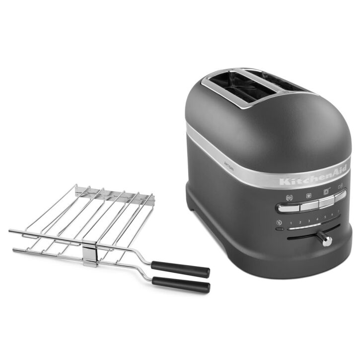 KitchenAid ARTISAN 2-Scheiben Toaster mit 1 Sandwichzange 5KMT2204EGR - IMPERIAL GREY