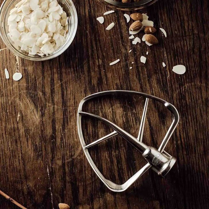 Kitty Professional Profi Edelstahl-Flachrührer Taifun kompatibel mit KitchenAid 4,3 / 4,7 und 4,8 Liter - 2. Wahl