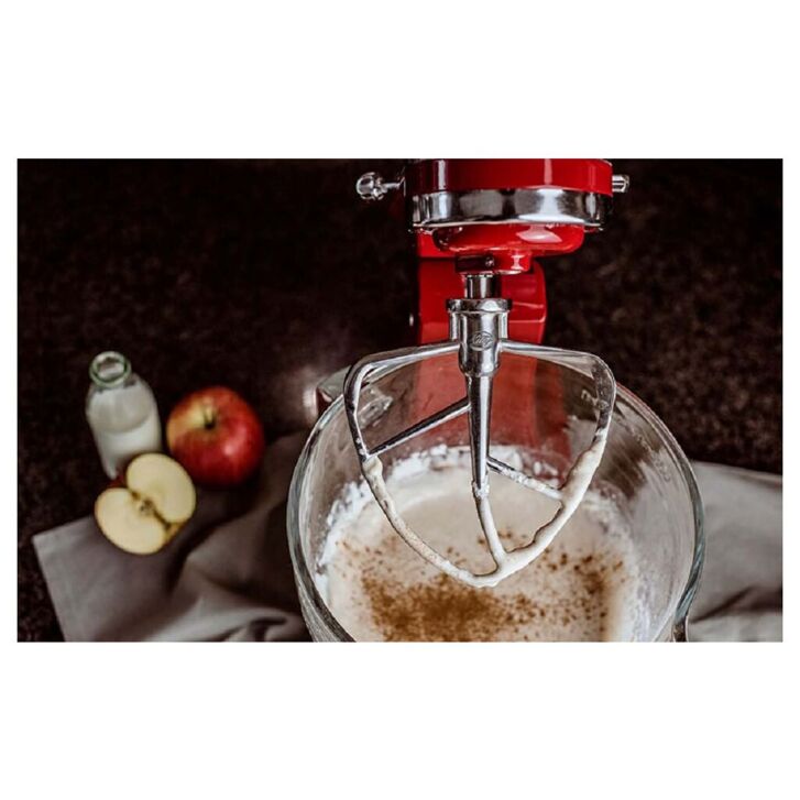 Kitty Professional Profi Edelstahl-Flachrührer Taifun kompatibel mit KitchenAid 4,3 / 4,7 und 4,8 Liter - 2. Wahl