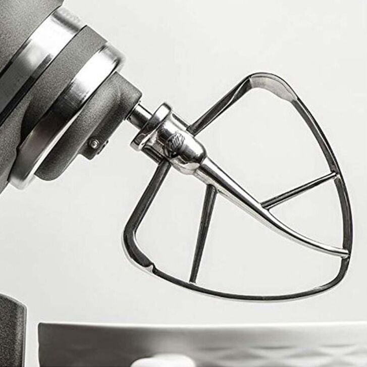 Kitty Professional Profi Edelstahl-Flachrührer Taifun kompatibel mit KitchenAid 4,3 / 4,7 und 4,8 Liter - 2. Wahl