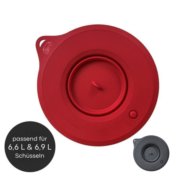 Kitty Professional Profi-Frischhaltedeckel Überzieher kompatibel mit KitchenAid für 6,6 und 6,9 Liter Rührschüsseln