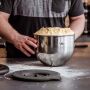 Kitty Professional Profi-Frischhaltedeckel Überzieher RUBINROT kompatibel mit KitchenAid 6,6 und 6,9 Liter Küchenmaschine