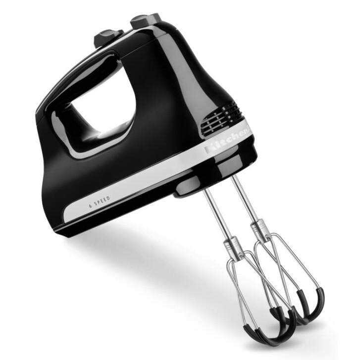 KitchenAid Handrührer mit 6 Geschwindigkeitsstufen und Flexi-Rührern - ONYX SCHWARZ