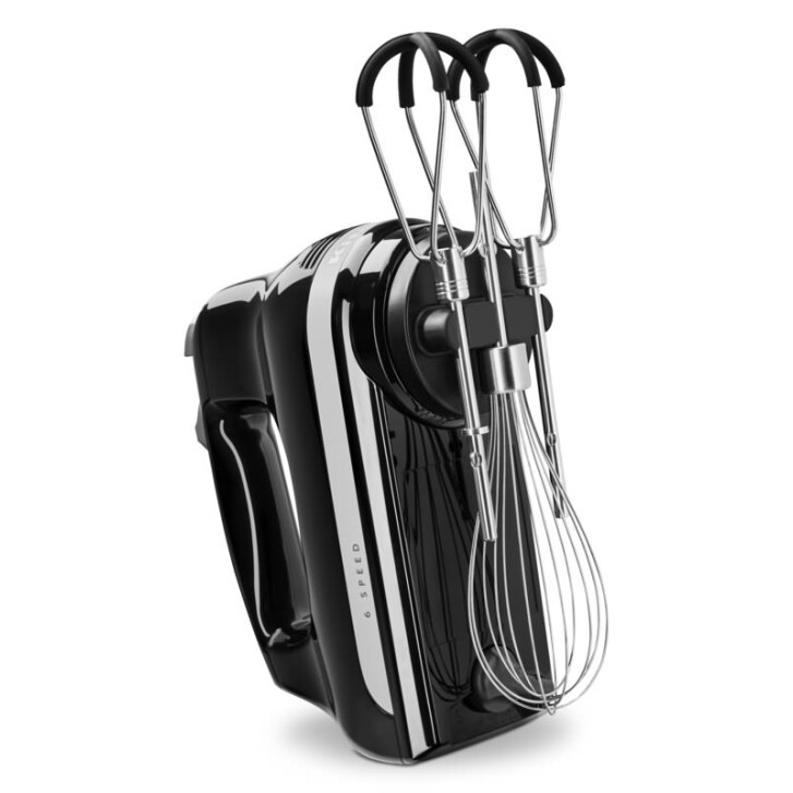 KitchenAid Handrührer mit 6 Geschwindigkeitsstufen und Flexi-Rührern - ONYX SCHWARZ